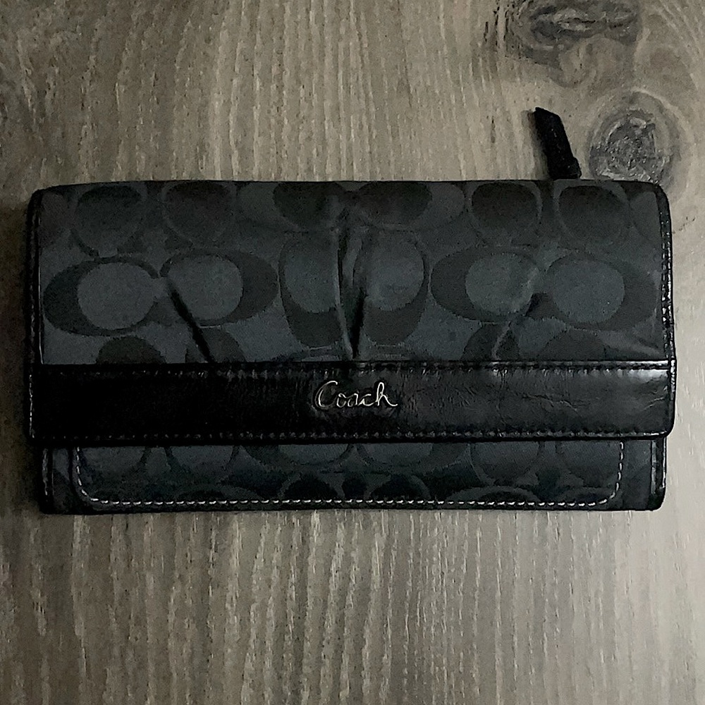 Vintage Black Coach Wallet